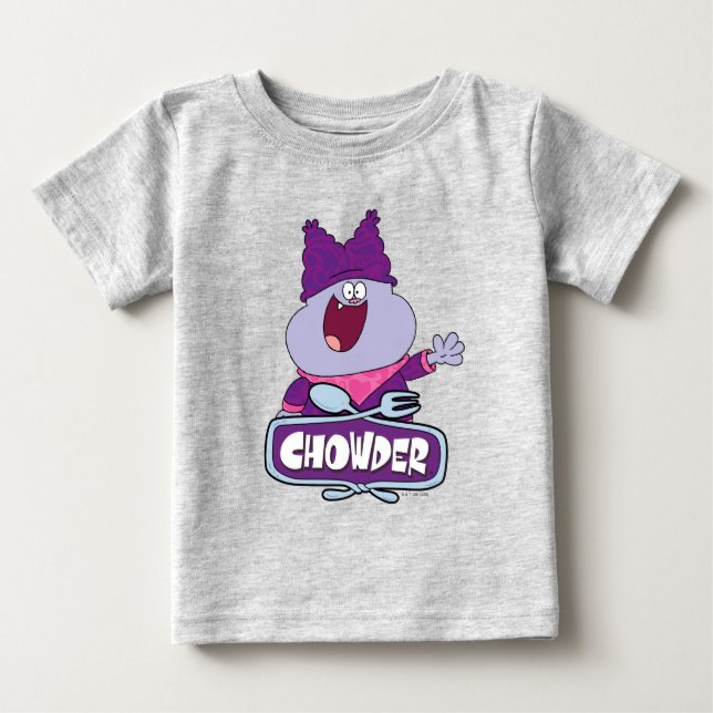 Camiseta De Bebé Onda de Chowder (Anverso)