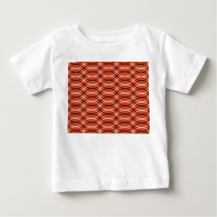Camiseta De Bebé Ondas naranjas
