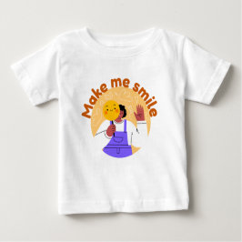Camiseta De Bebé Ondas y sonrisas chicas