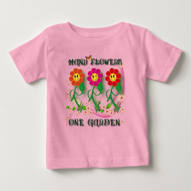 Camiseta De Bebé One Garden (Anverso)