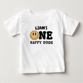 CAMISETA DE BEBÉ ONE HAPPY DUDE 