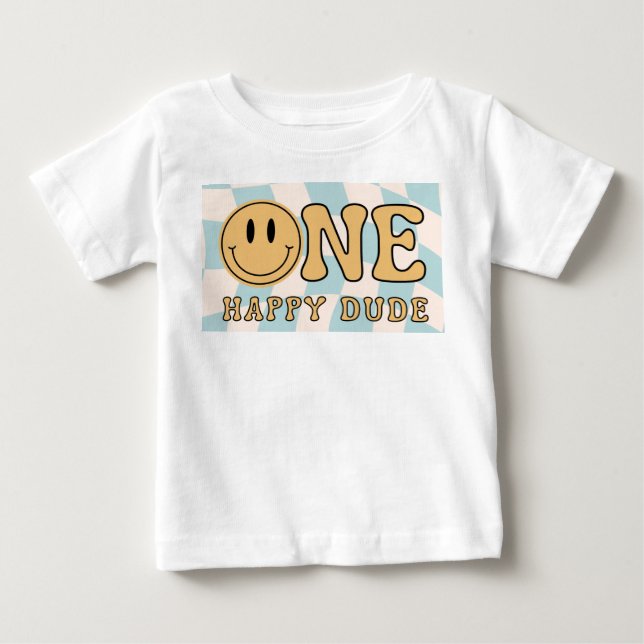 Camiseta De Bebé One happy Dude (Anverso)