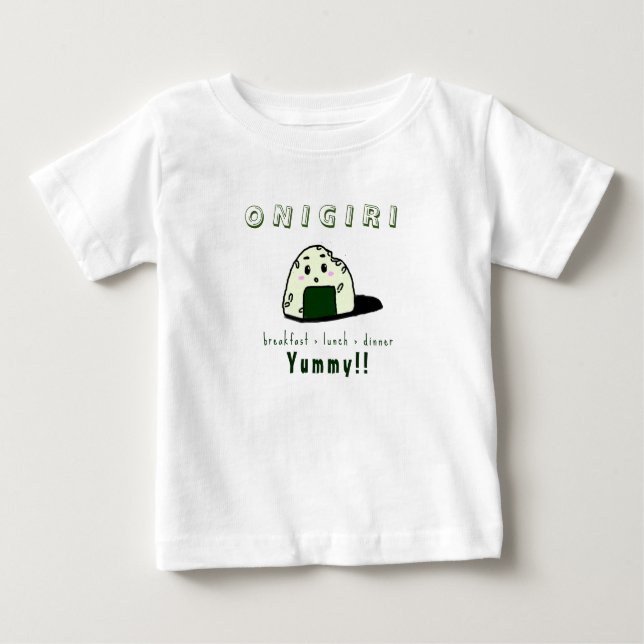 Camiseta De Bebé Onigiri T-Shirt (Anverso)