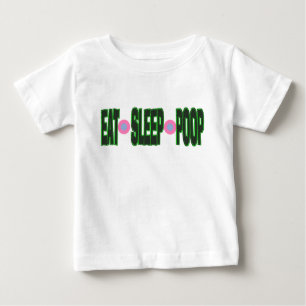 Camiseta De Bebé Onsie, un bebé de poop que duerme