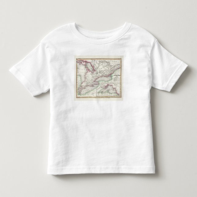 Camiseta De Bebé Ontario, Canadá (Anverso)