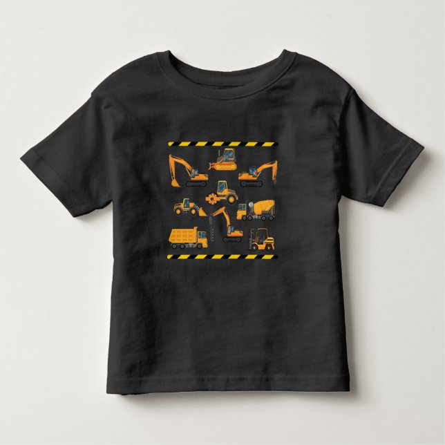 Camiseta De Bebé Operador de la Excavadora de Construcción Boy Kind (Anverso)