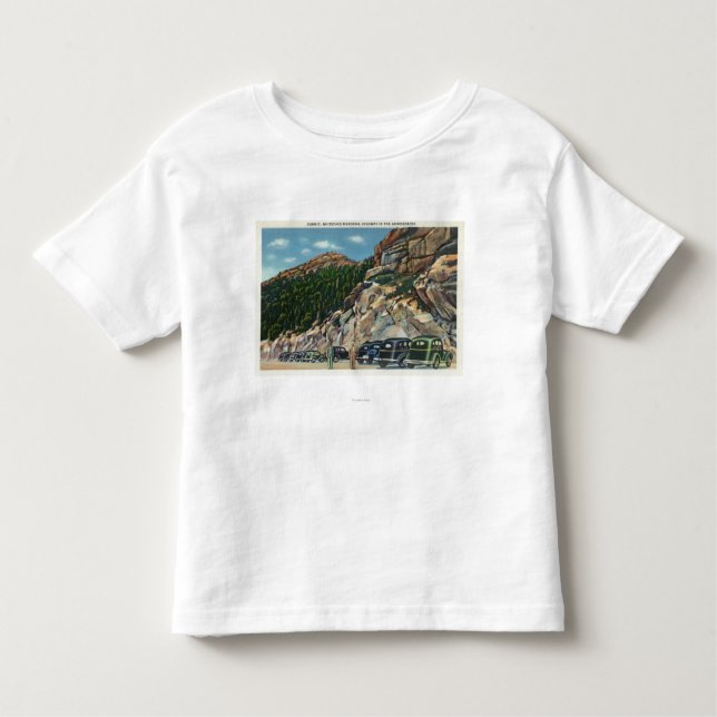 Camiseta De Bebé Opinión de aparcamiento de la cumbre (Anverso)