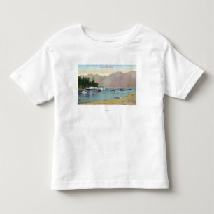 Camiseta De Bebé Opinión de Howe Sound del vapor de la unión en l