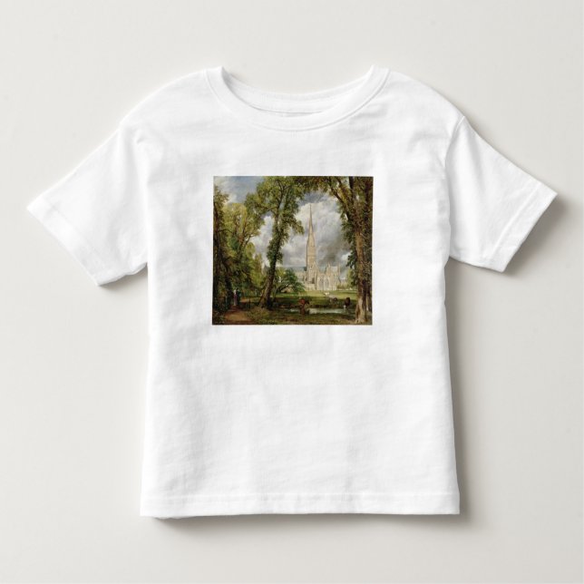 Camiseta De Bebé Opinión de John Constable el | de la catedral de (Anverso)