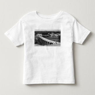Camiseta De Bebé Opinión de la ciudad de Florencia, Oregon y puente