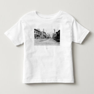 Camiseta De Bebé Opinión de la ciudad de Skagway, fotografía de