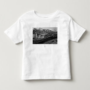Camiseta De Bebé Opinión de la ciudad de Unalaska, fotografía de