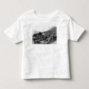 Camiseta De Bebé Opinión de la ciudad fotografía de Juneau, Alask