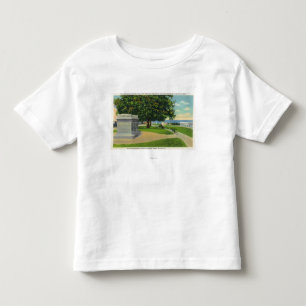 Camiseta De Bebé Opinión de la colina de Coles del monumento del