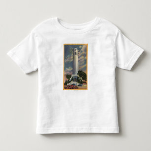 Camiseta De Bebé Opinión de la colina del telégrafo con el