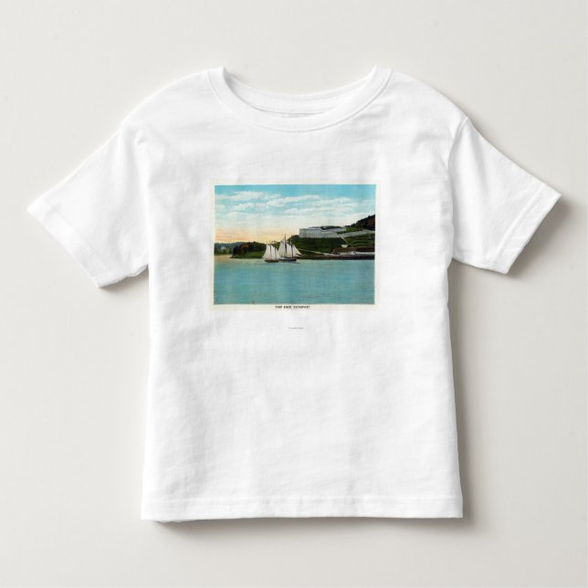Camiseta De Bebé Opinión de la costa del fuerte Knox (Anverso)