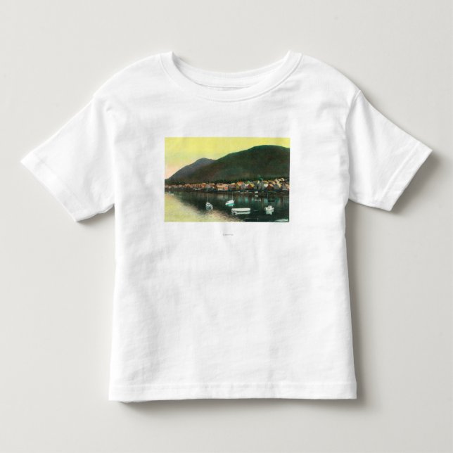 Camiseta De Bebé Opinión de la costa el indio TownSitka, AK (Anverso)