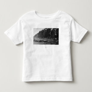 Camiseta De Bebé Opinión de la costa fotografía de Juneau, Alaska