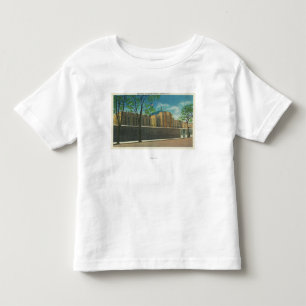 Camiseta De Bebé Opinión de la entrada a la prisión castaña