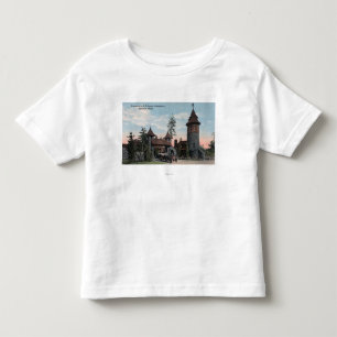 Camiseta De Bebé Opinión de la entrada de la residencia del porter