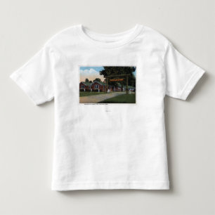 Camiseta De Bebé Opinión de la entrada del parque turístico