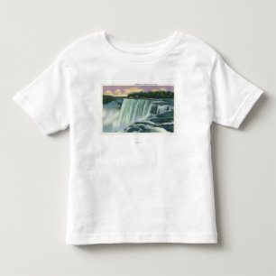 Camiseta De Bebé Opinión de la isla de Luna de caídas americanas