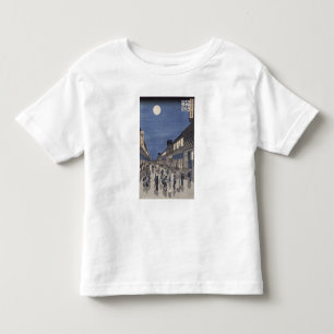 Camiseta De Bebé Opinión de la noche de la calle de Saruwaka