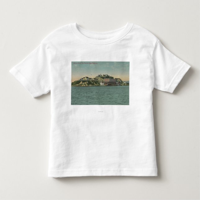 Camiseta De Bebé Opinión de la prisión de San Francisco, isla de (Anverso)
