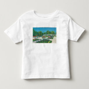 Camiseta De Bebé Opinión de la rosaleda del parque de Delaware