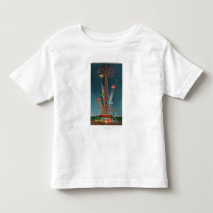 Camiseta De Bebé Opinión de salto de paracaídas del parque de la