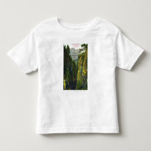 Camiseta De Bebé Opinión del barranco de Capilano de la montaña d