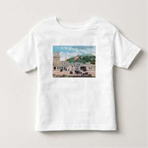 Camiseta De Bebé Opinión del bulevar de Laemmle de la ciudad
