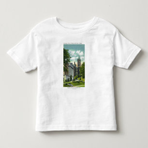 Camiseta De Bebé Opinión del campus de Syracuse U que muestra la