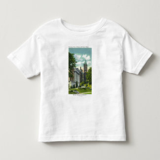 Camiseta De Bebé Opinión del campus de Syracuse U que muestra la