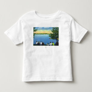 Camiseta De Bebé Opinión del club de campo del Regatta del velero