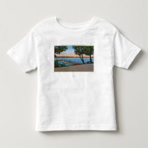 Camiseta De Bebé Opinión del club náutico de Owasco del lago Owas