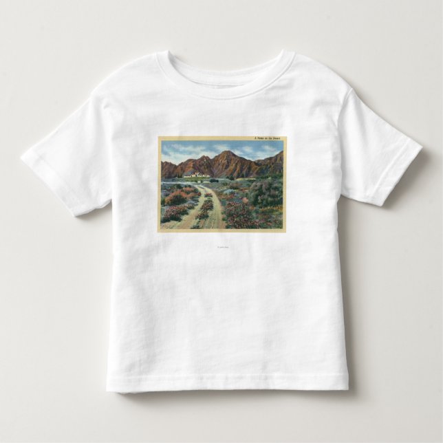 Camiseta De Bebé Opinión del desierto de CaliforniaScenic de la (Anverso)