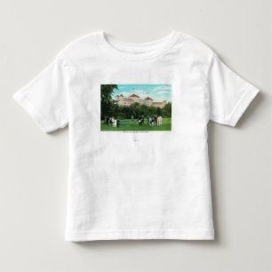 Camiseta De Bebé Opinión del hotel de Washington del soporte de la