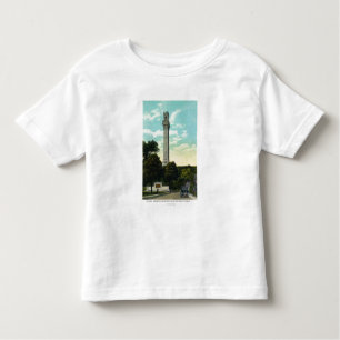Camiseta De Bebé Opinión del monumento de la tableta y del