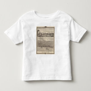 Camiseta De Bebé Opinión del ojo de pájaro de las residencias de
