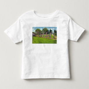 Camiseta De Bebé Opinión del parque de Beardsley de los jardines