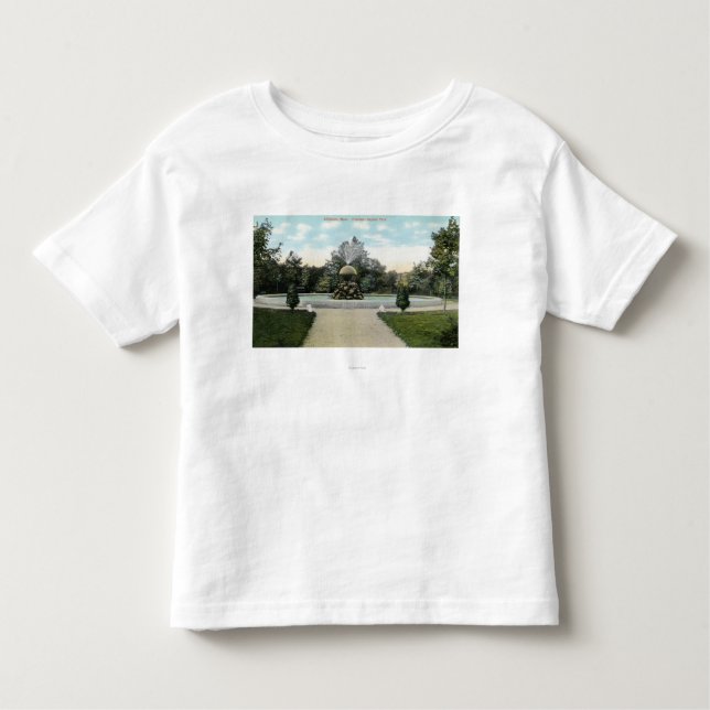 Camiseta De Bebé Opinión del parque de Capron de la fuente (Anverso)