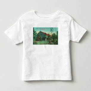 Camiseta De Bebé Opinión del parque del depósito de la arcada del