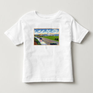 Camiseta De Bebé Opinión del parque del océano de los barcos que