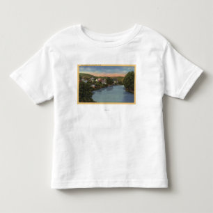 Camiseta De Bebé Opinión del río San Lorenzo de la ciudad