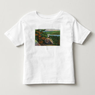 Camiseta De Bebé Opinión equilibrada de la roca de la cadena de