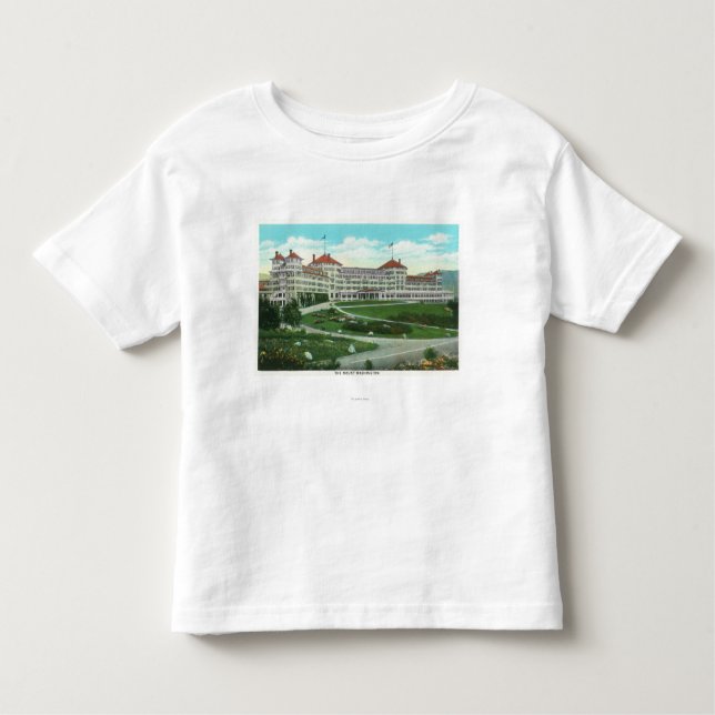Camiseta De Bebé Opinión exterior del primer del hotel del Mt. (Anverso)