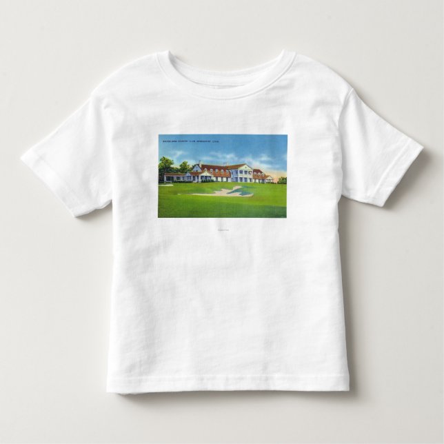 Camiseta De Bebé Opinión exterior el club de campo de Brooklawn (Anverso)