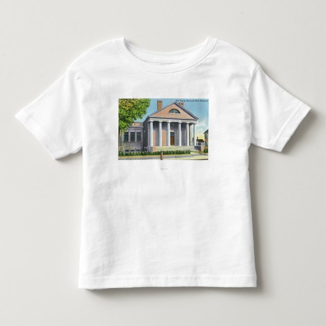 Camiseta De Bebé Opinión exterior el peregrino Memorial Hall (Anverso)