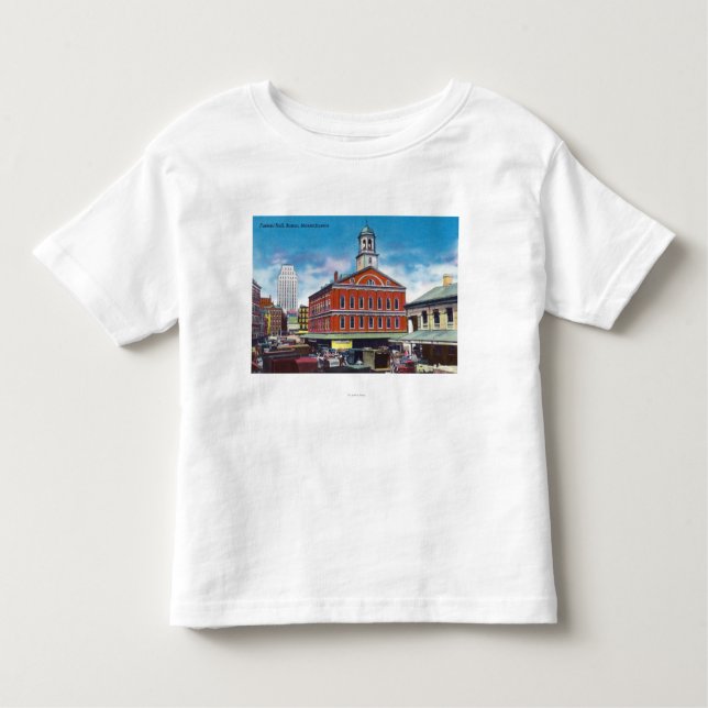 Camiseta De Bebé Opinión exterior Faneuil Pasillo (Anverso)